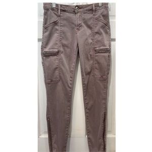 Pistola Mauve Ankle Zip Cropped Jeans Women’s Size 27 (28x27) Style # P6952WO